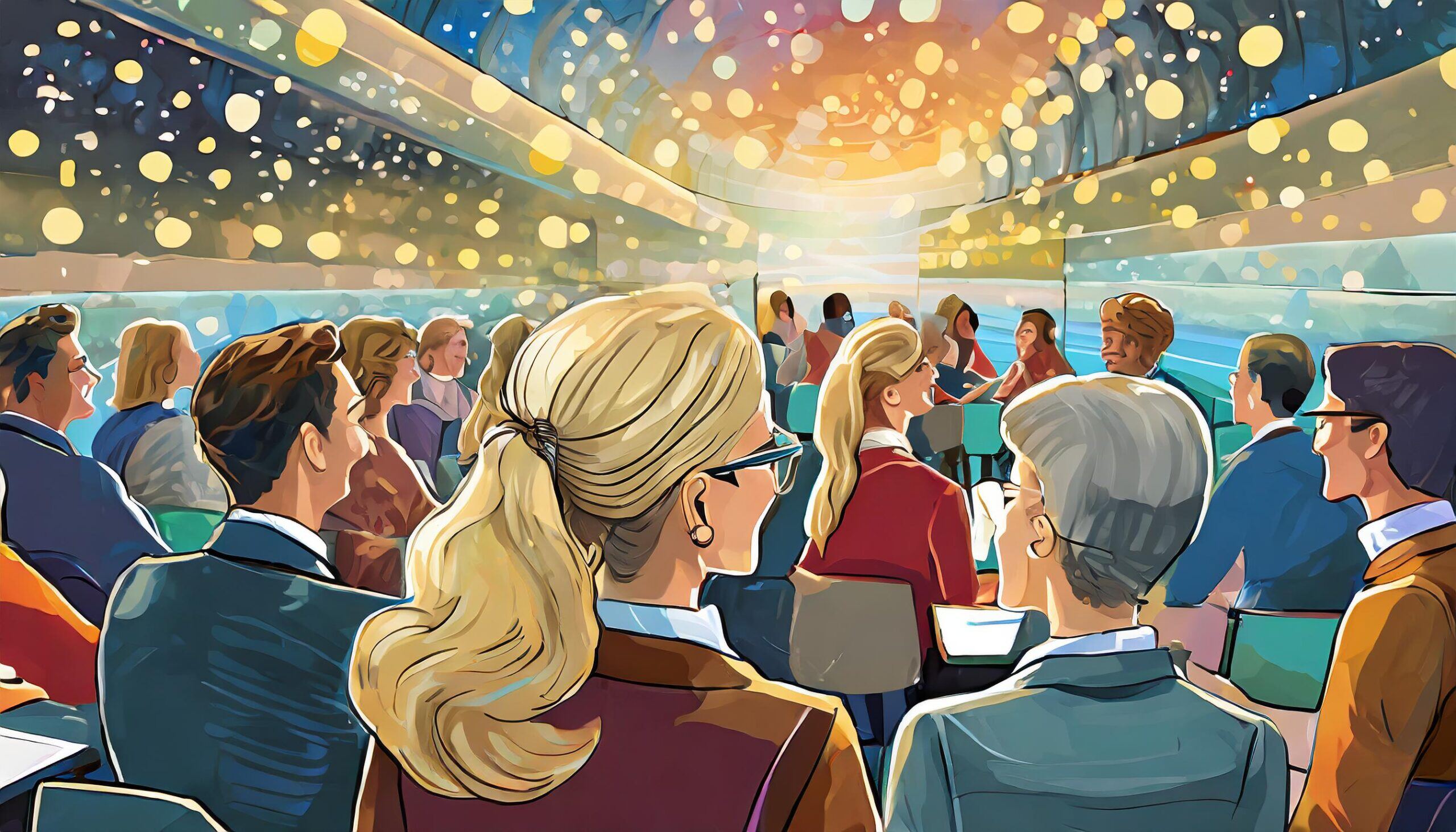 Eine tolle Event-Erfahrung in einem künstlichen Bild